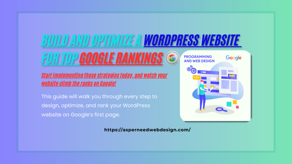 WordPress website design and SEO optimization