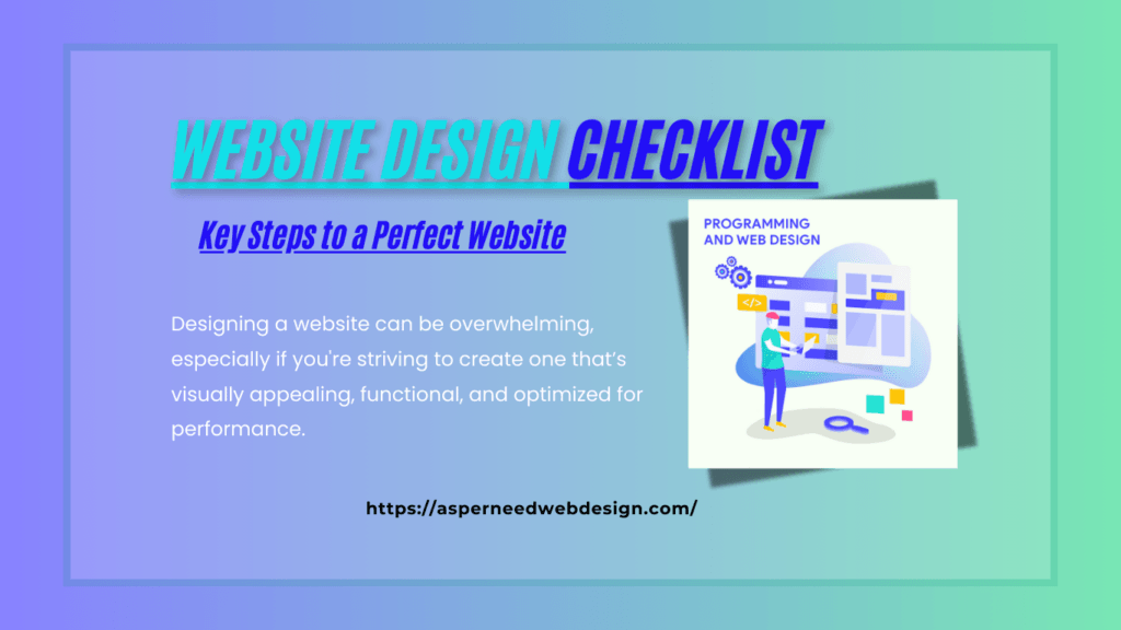 Website Design Checklist