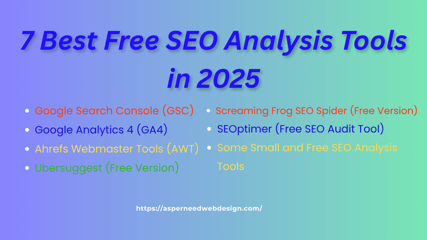 Best Free SEO Analysis Tools