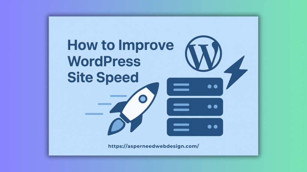 how to improve wordpress site speed