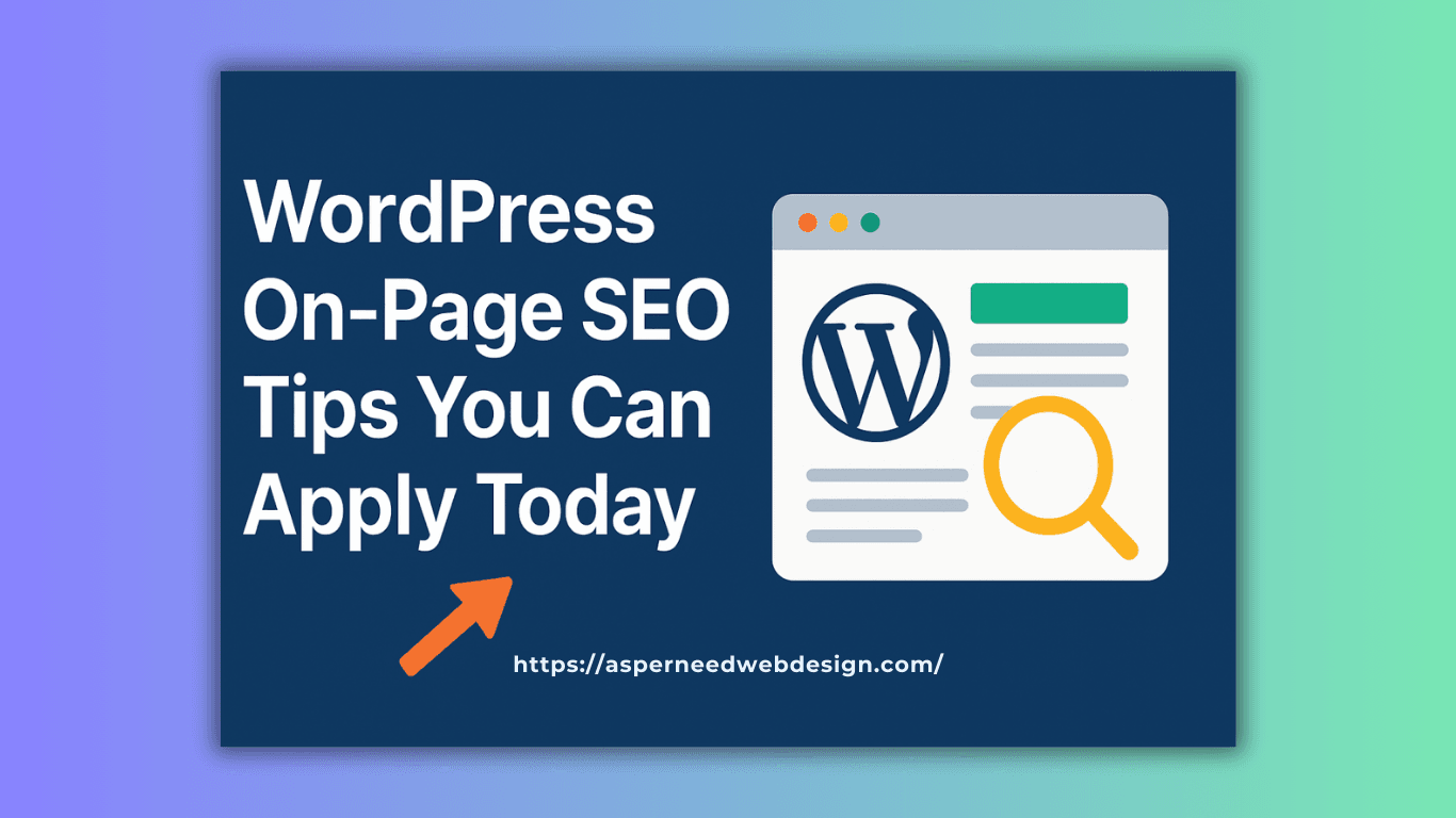 WordPress On-Page SEO Tips You Can Apply Today