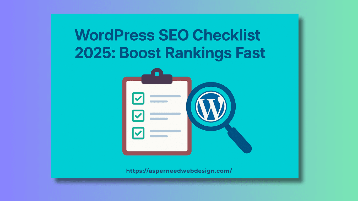 WordPress SEO Checklist 2025